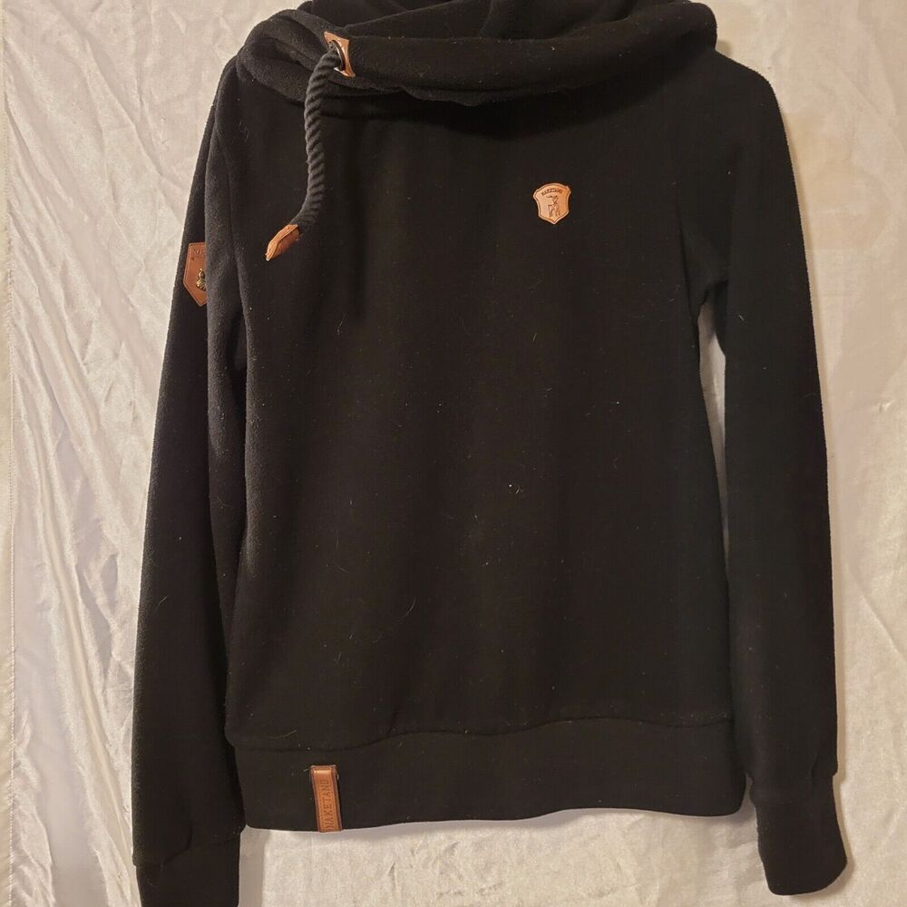 Naketano women's hoodie size M  black color  hooded